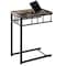 Monarch Specialties Accent Table - Espresso Marble / Bronze Metal I 3043 - alternate 1